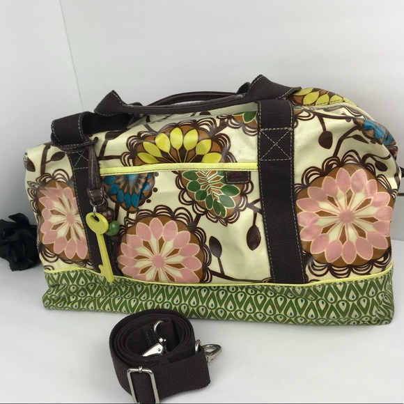 Fossil Handbags - Fossil Keyper Retro Floral Printed Duffel Bag